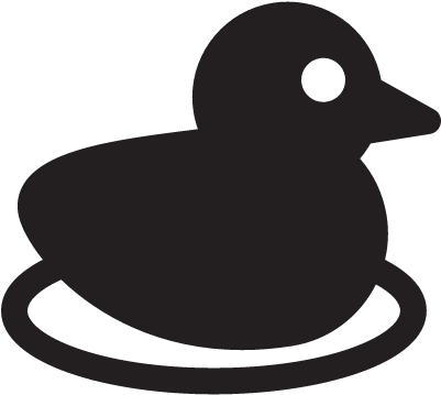 Rubber Ducky Vector - Bird (400x400), Png Download
