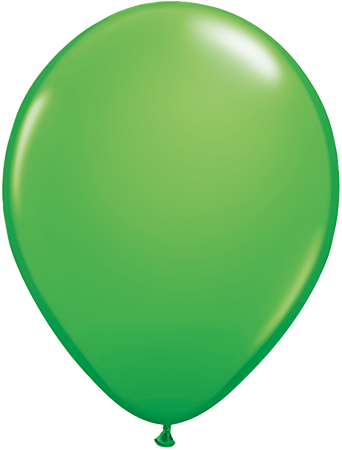 Balloon Green (342x450), Png Download
