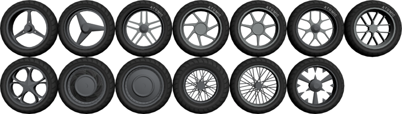 [con] Gta V Wheels To Gta Sa - Gta Sa Gta V Wheels (794x226), Png Download