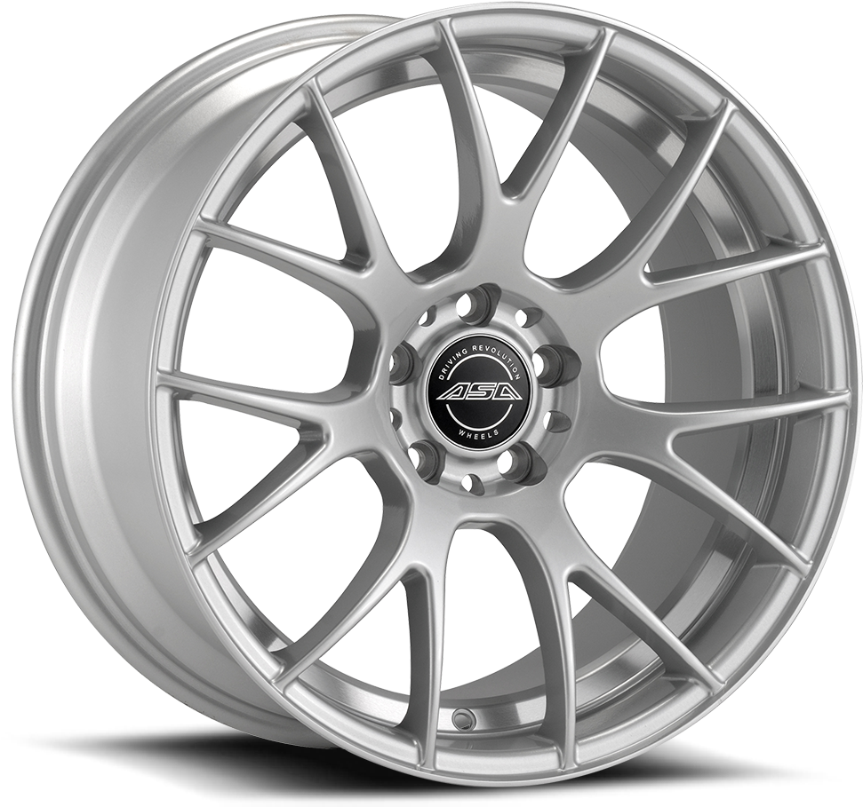 Asa Gt5 - Asa Gt5 Silver Painted Wheels (1000x1000), Png Download