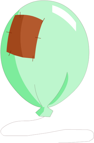 Magic Green Balloon - Globo .png (500x500), Png Download