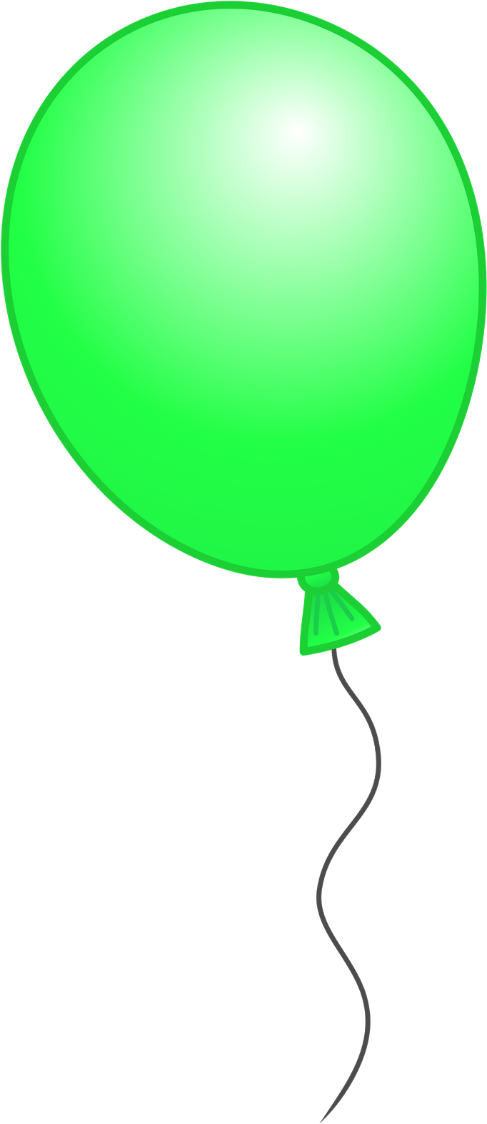 A Selection Of Balloons To Use In Your Projects Or - Green Balloon With Black Background (724x1600), Png Download