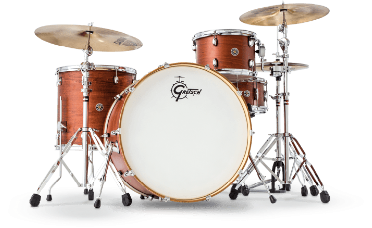 Gretsch Catalina Club 3 Piece Drum Set With 24 Bd - Gretsch Catalina Rock 24 (460x460), Png Download