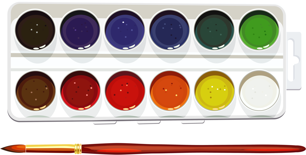 Back To School Concept Vector Set 23 - Top View School Supplies (1280x700), Png Download