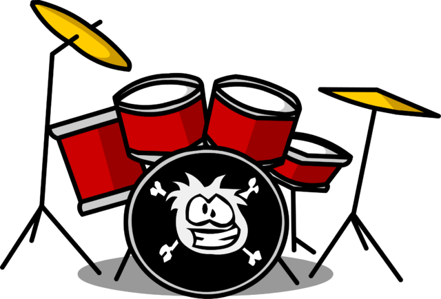Drum Kit Sprite 003 - Drums (640x434), Png Download