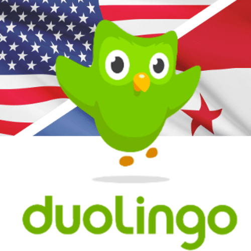 See Improve Your Second Language The Fun Way At Duolingo - Duolingo Gif Logo (500x500), Png Download