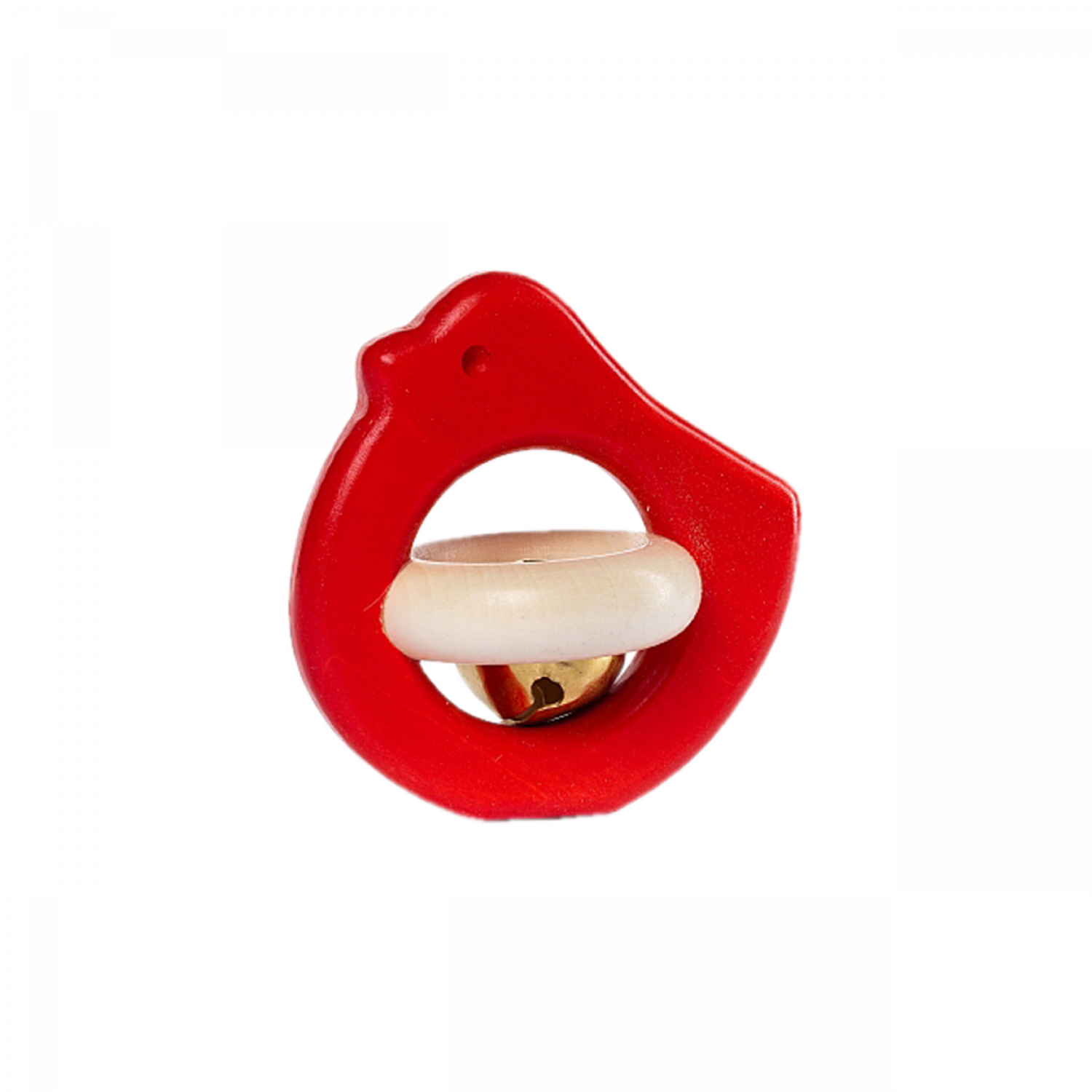 Bajo Red Bird Rattle - Bajo Drewniana Grzechotka Ptaszek (1500x1500), Png Download