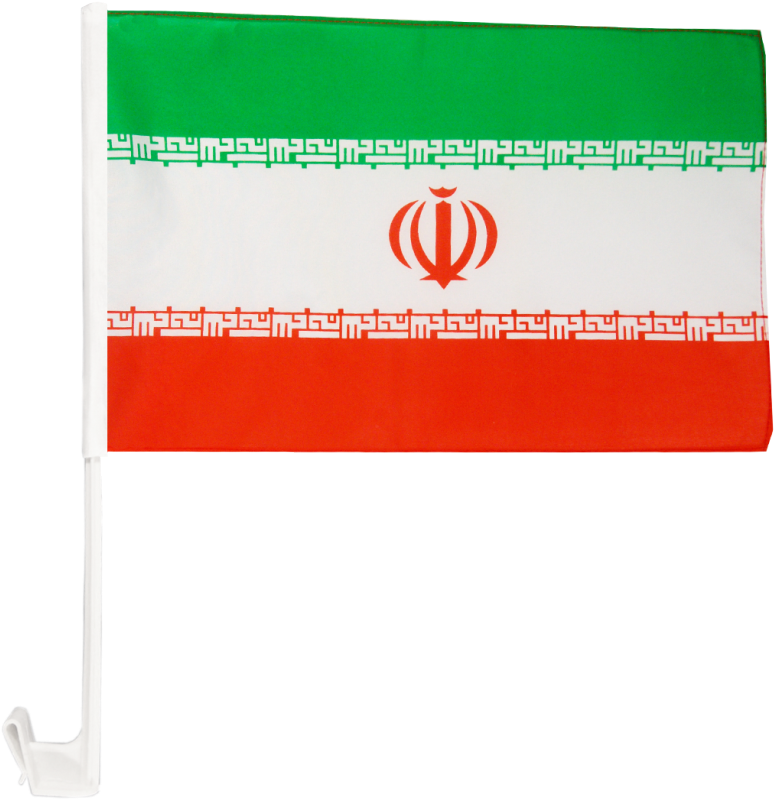Iran Car Flag - Small Iran Flag - 12x18" (1500x996), Png Download