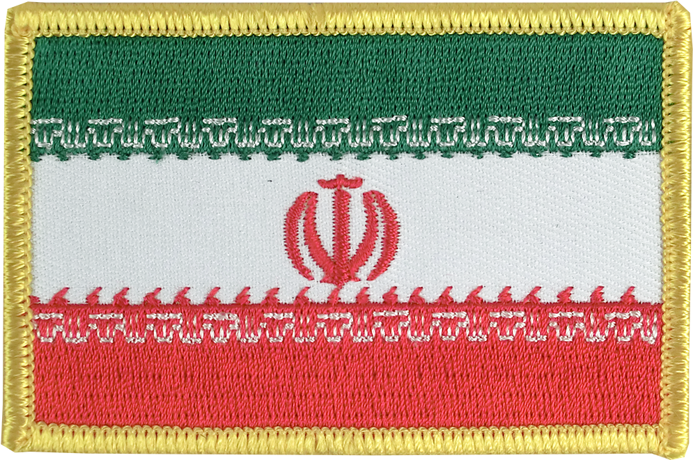 Iran - Flag Patch - Maxflags Iran - Flag Patch (1500x1000), Png Download