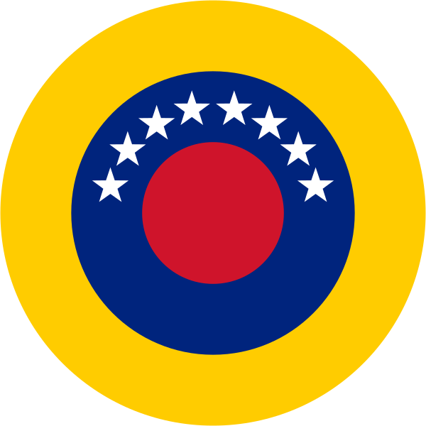Roundel Of Venezuela - Fuerza Aerea Venezolana Png (600x600), Png Download