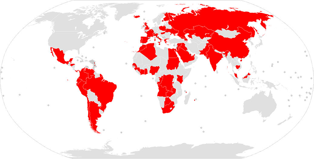Countries With Public Officials Implicated In The Panama - Power Resources Of The World (1036x526), Png Download