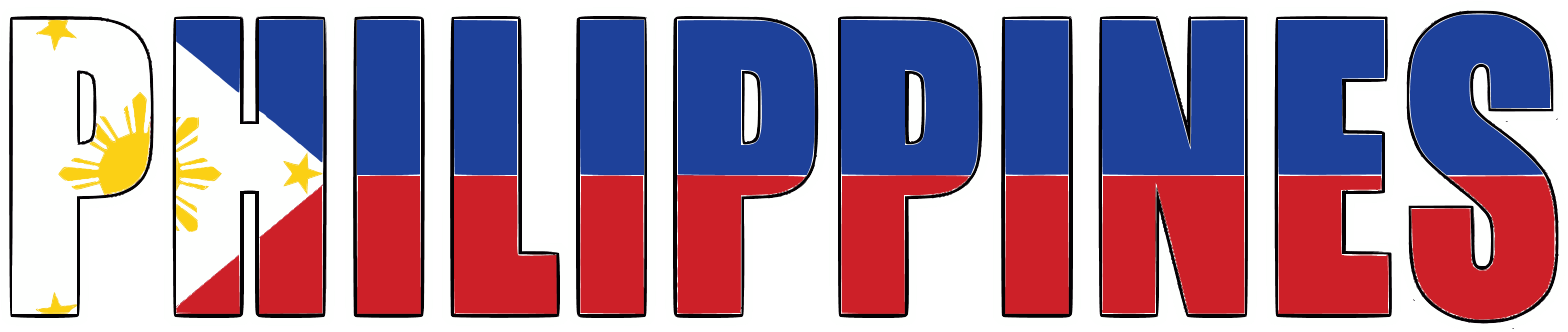 Philippines Word Flag - Happiness In Korean (1600x367), Png Download