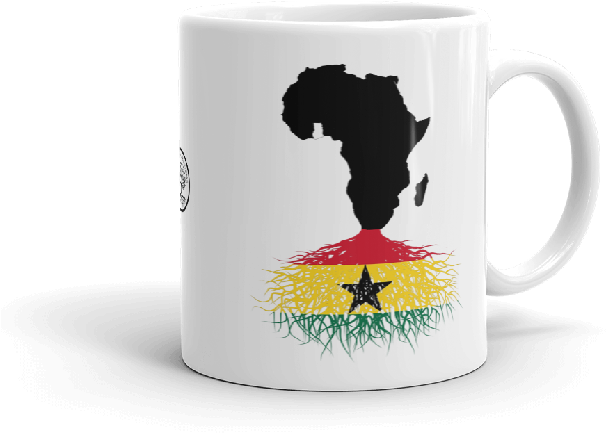 Ghana Roots Mug - Ghana (1000x1000), Png Download