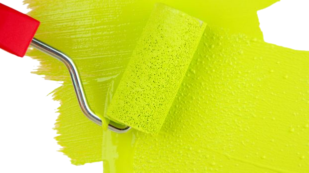 Painting And Decorating Roller - Painting Roller Png (619x347), Png Download