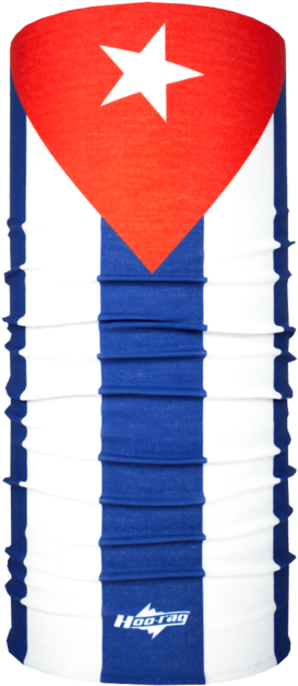 Cuba Flag Hoo-rag - Hoo Rag (350x700), Png Download