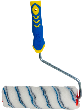 Paint Roller 9″ Includes A Handle 6a - Party Supply (445x480), Png Download