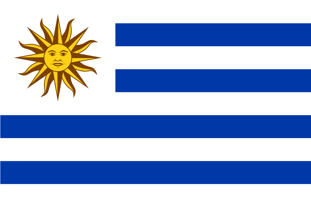 Download Svg Download Png - Uruguay Flag Small (1024x1024), Png Download
