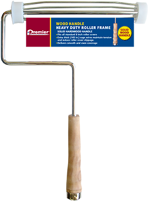 Wood Handle Roller Frame - Paint Roller Wood Handle (400x400), Png Download