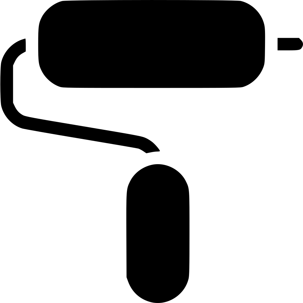 Paint Roller - - Paint Roller (981x980), Png Download