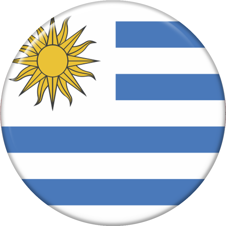 Flag Of Uruguay 2018 World Cup Sun Of May - Sol Uruguay (1000x1000), Png Download
