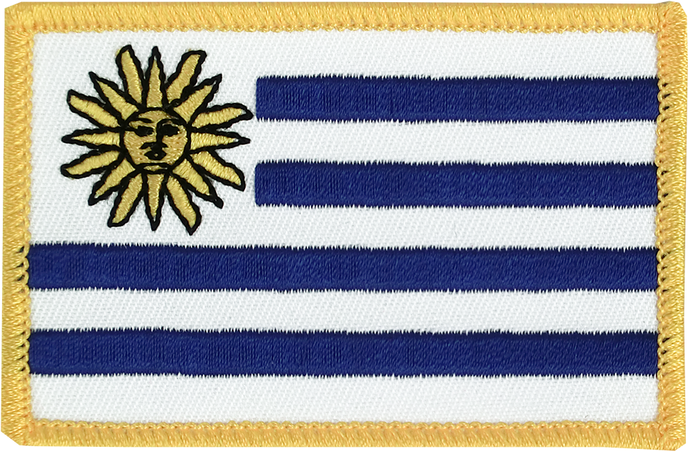 Uruguay - Flag Patch - Mat (1500x1000), Png Download