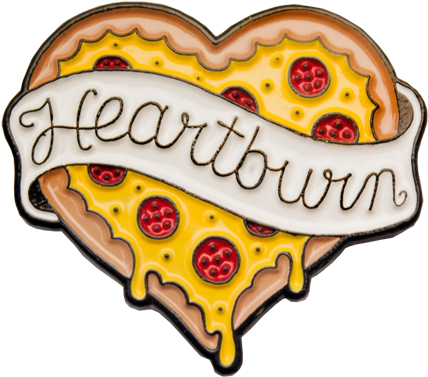 "heartburn" Enamel Pin - Enamel Pins Png (500x500), Png Download