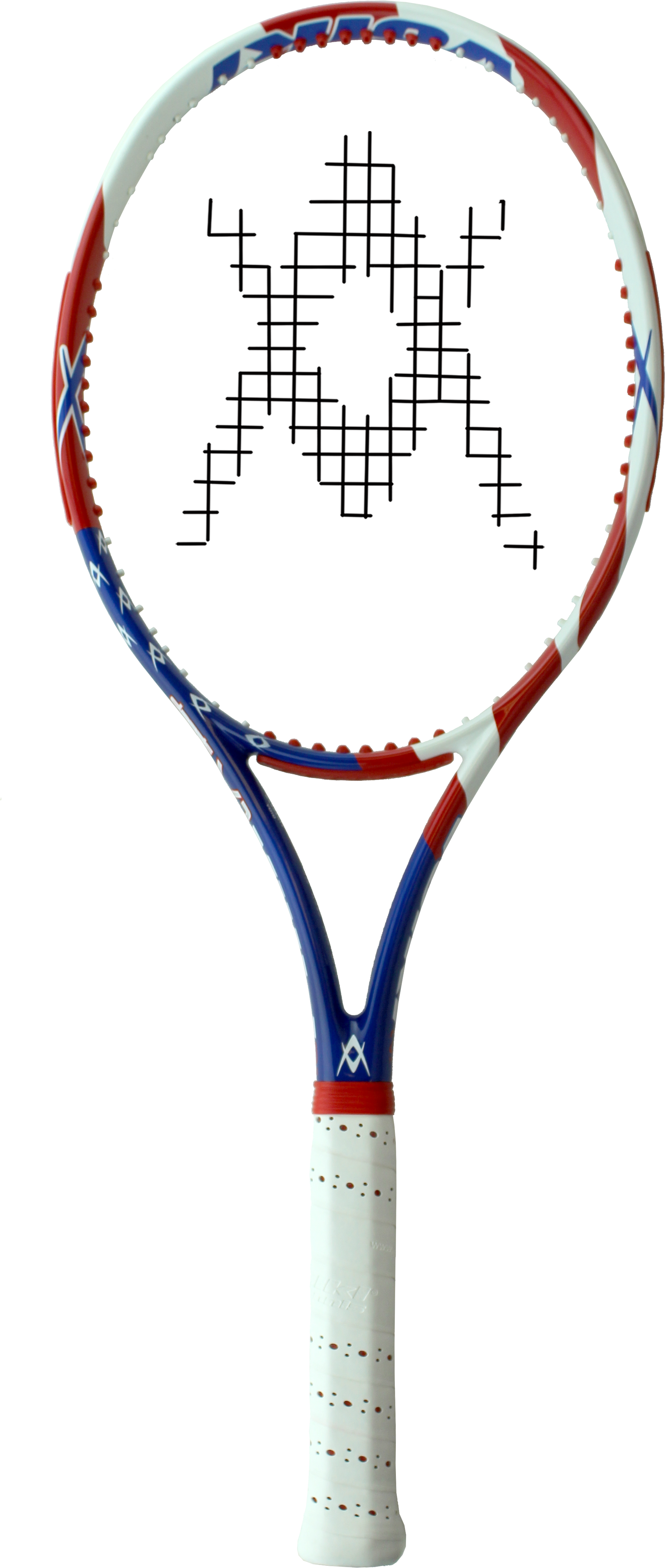 V1 Classic 20 Year Limited Edition - Volkl V1 Classic Usa Tennis Racquet (2537x5000), Png Download