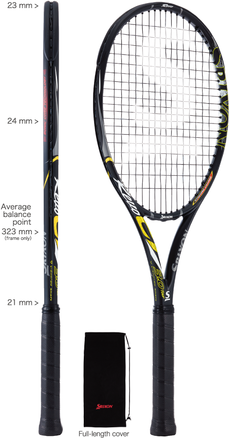 Athlete Model With Power-up Performance Focusing On - Dunlop Srixon Revo X2 0 Tour (516x897), Png Download