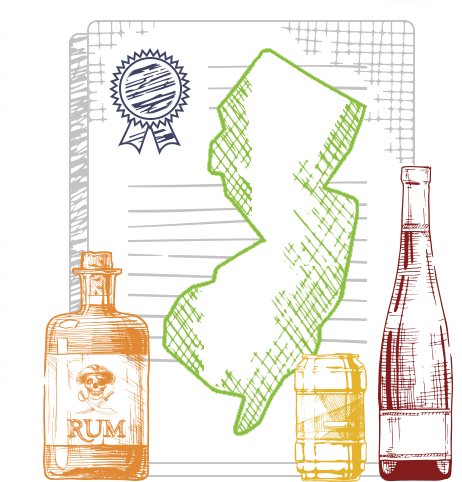 Drawn Liquor Liquor Herd - Glass Bottle (500x500), Png Download