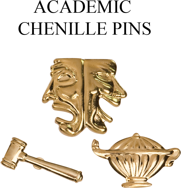 Website Academic Chenille Pins - Chenille Insignia Pin - Gavel (864x864), Png Download