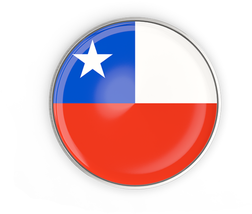 Illustration Of Flag Of Chile - Circle Flag Of Chile No Background (640x480), Png Download