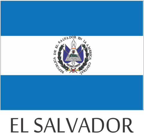 Car Decal Stickers - El Salvador Flag Dog Tags (480x480), Png Download