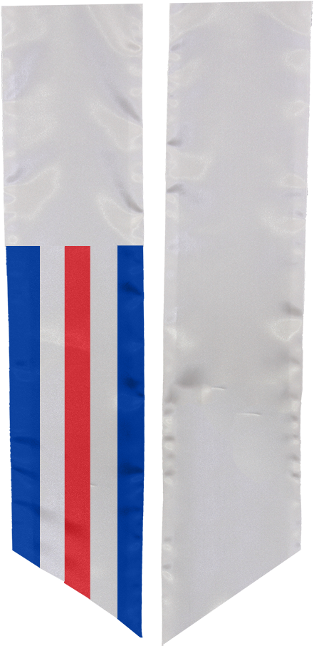 Study Abroad Sash For Costa Rica - Flag (694x1041), Png Download