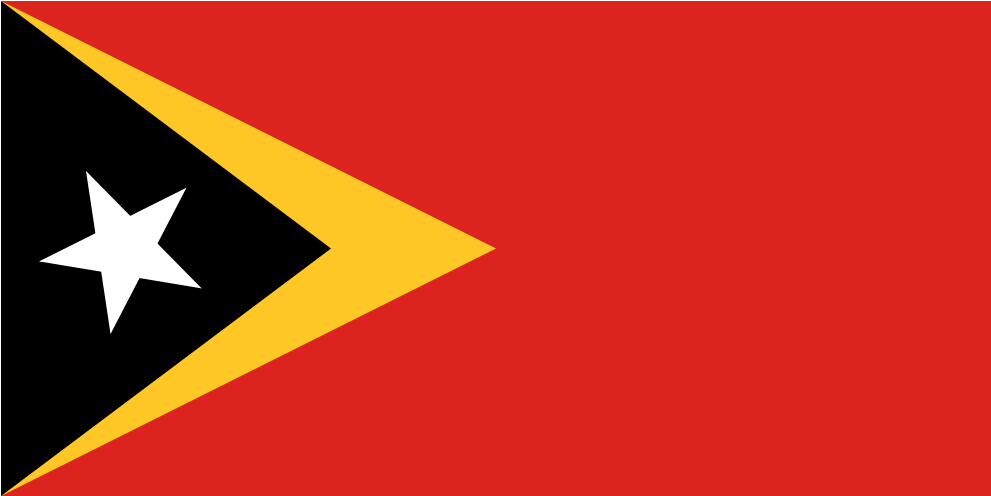 Download Svg Download Png - National East Timor Flag (1024x1024), Png Download