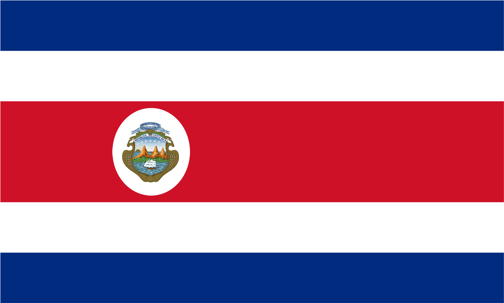 Costa Rica H2h Stats - National Flags Of Costa Rica (513x513), Png Download