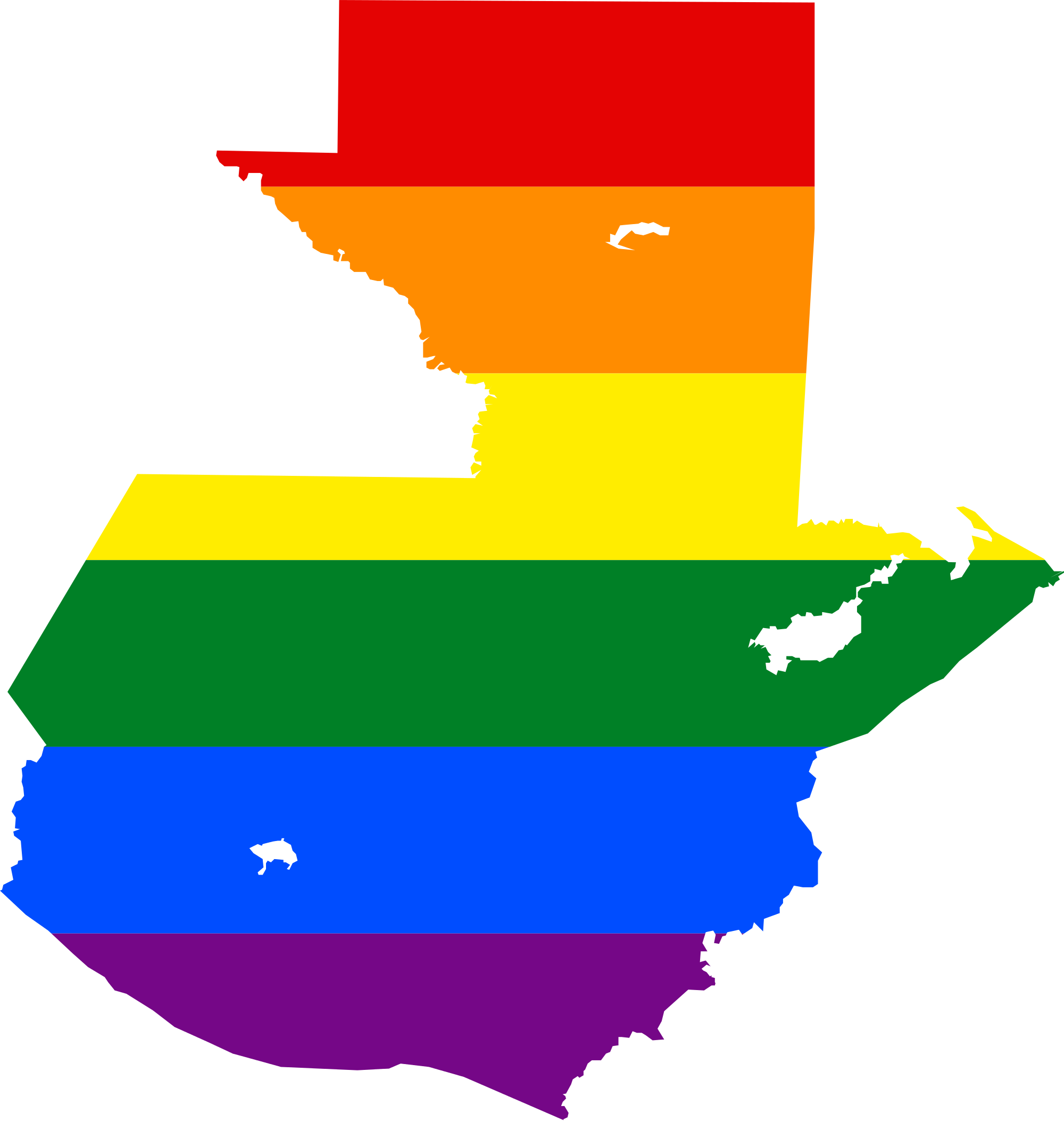 Open - Guatemala Map Png (2000x2106), Png Download