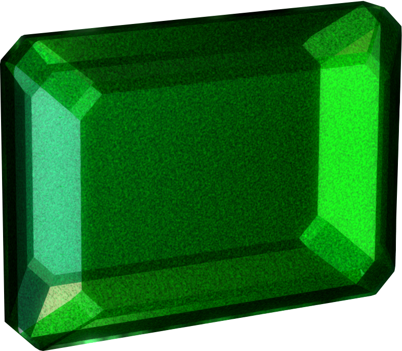 Flawless Emerald - Skyrim Emerald (788x688), Png Download