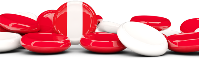 Illustration Of Flag Of Peru - Brazil Background Image Png (640x480), Png Download