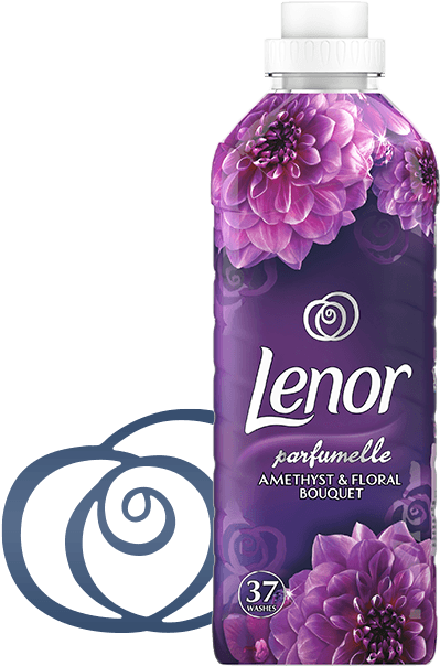 Lenor Amethist & Floral Bouquet Fabric Conditioner - Lenor Emerald And Ivory Flower (640x640), Png Download