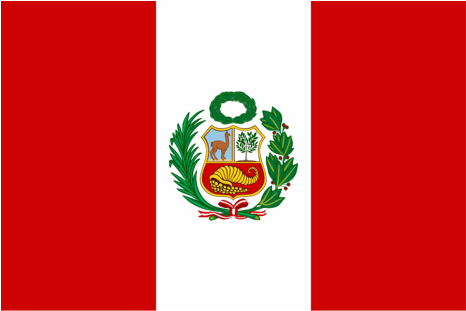 Spanish Speaking Countries - Peruvian Flag Rectangle Sticker (471x464), Png Download