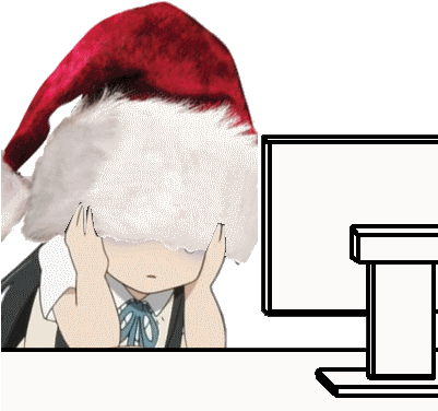 Hiding Underneath A Santa Hat , - American Psycho 4chan (400x400), Png Download