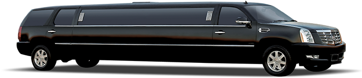 Motor Coach - Cadillac Escalade Limo Png (738x336), Png Download