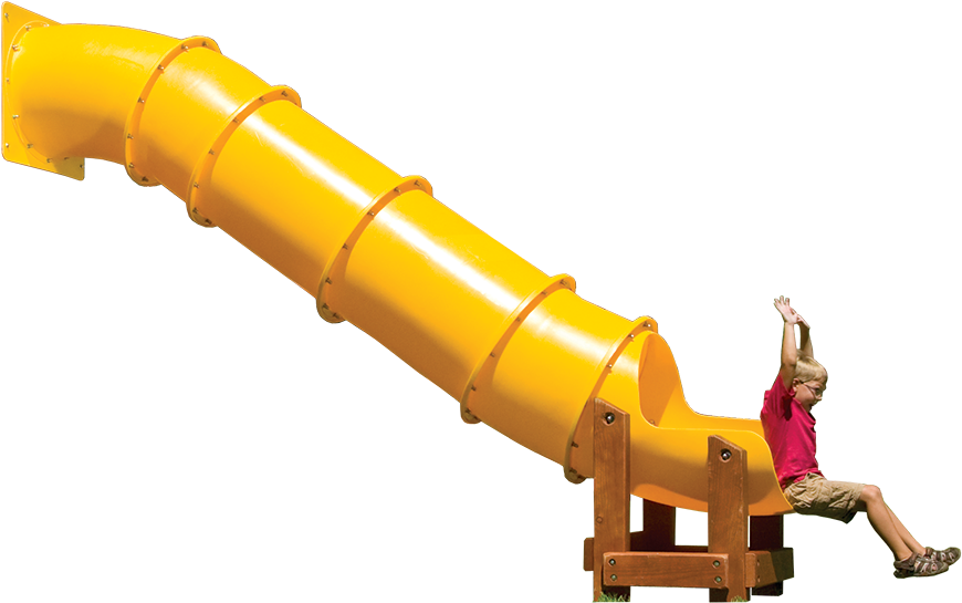 Tube Slide Straight - Playset Tube Slides (892x692), Png Download