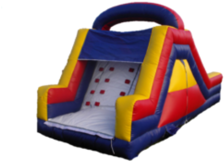 13 Foot Rock Climb Slide - Water (550x385), Png Download