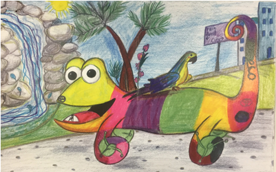 “the Teapot Truck” - Cartoon (555x249), Png Download