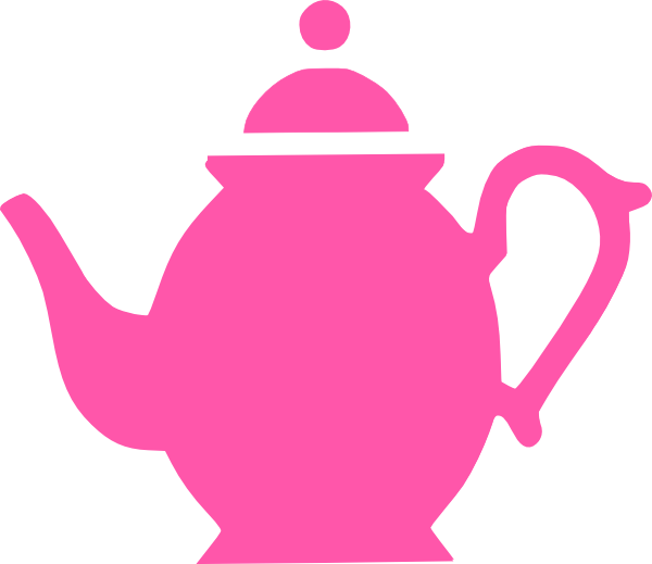Normal Clip Art At Clker Com Vector - Pink Tea Pot Clip Art (600x519), Png Download