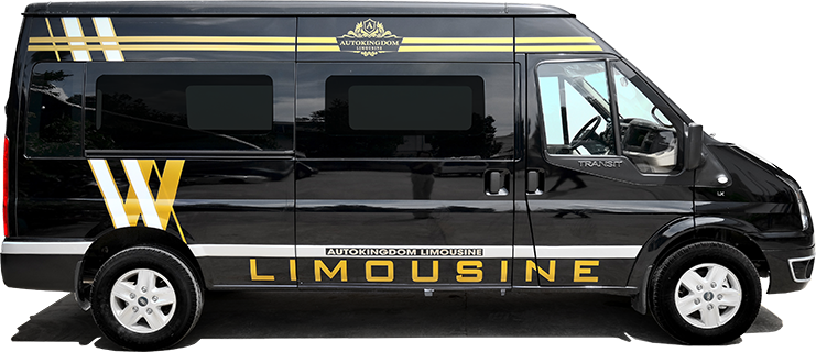 Dcar-limousine - Ford Transit Limousine Png (741x320), Png Download