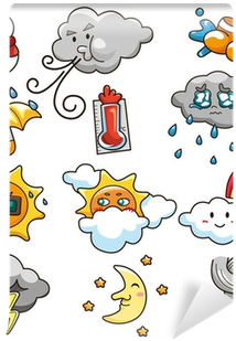 Cartoon Weather Icons (400x400), Png Download