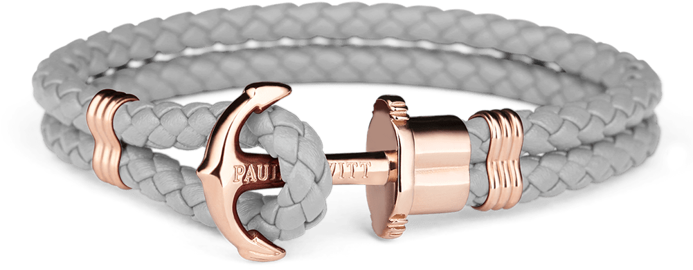 Ph Ph L R Gr L - Paul Hewitt Bracelet Grey (1000x1000), Png Download