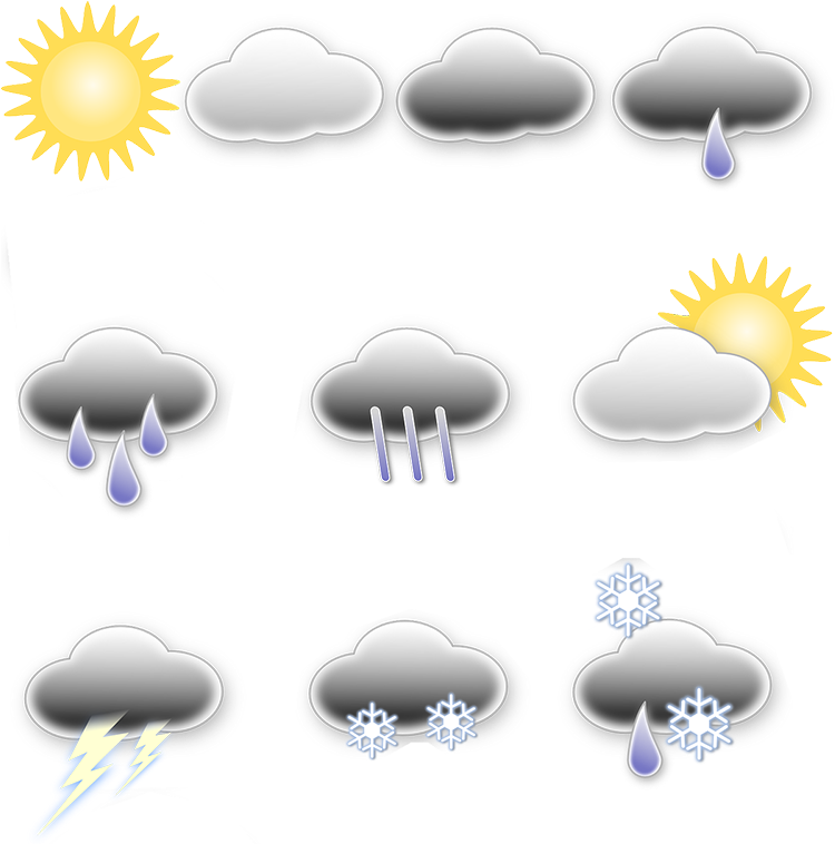 Image Of Weather Icons - Weather (800x800), Png Download